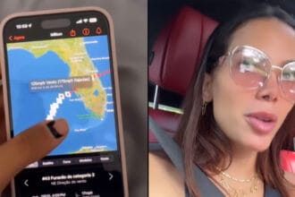 Anitta e outros famosos que estão nos EUA falam sobre o furacão Milton