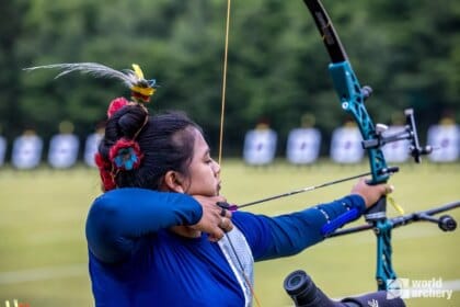 Primeira indígena na seleção brasileira de Tiro com Arco encerra participação na Copa do Mundo nos EUA com representatividade histórica - FAS