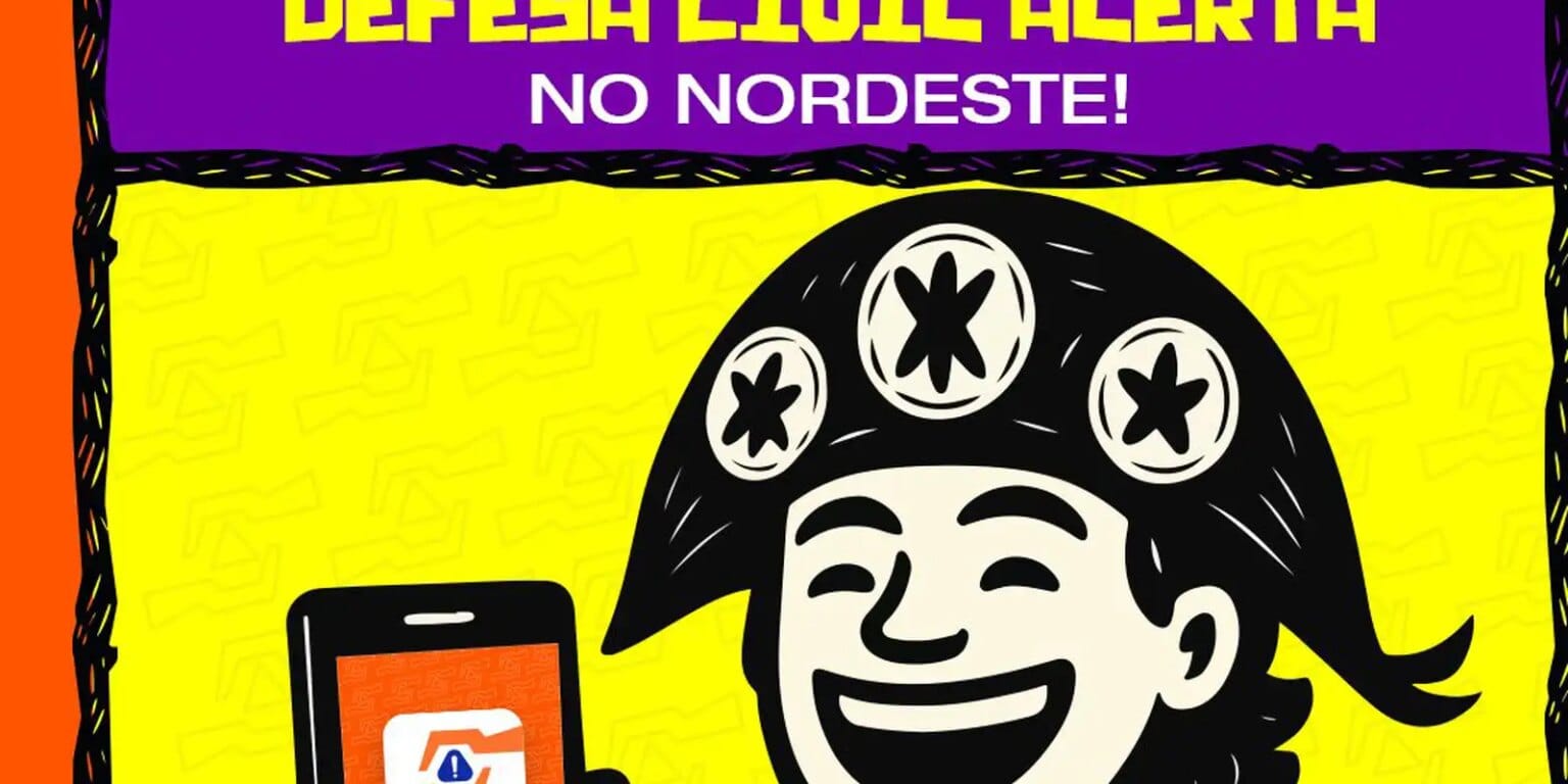 Sistema Defesa Civil Alerta terá teste para o Nordeste neste sábado