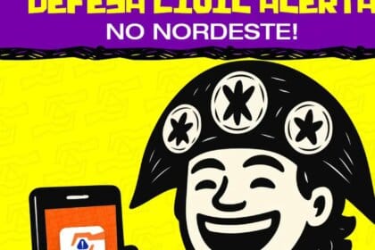 Sistema Defesa Civil Alerta terá teste para o Nordeste neste sábado
