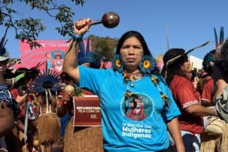 Mulheres indígenas da Amazônia levam suas vozes à luta em Brasília pela defesa de seus corpos e territórios - FAS