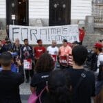 Entregadores protestam contra modalidade nova de trabalho do iFood