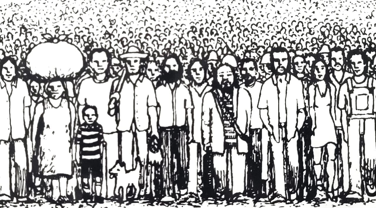 Recorte de uma ilustração original de Eduardo Marinho, adquirida diretamente ao artista, no evento Despertar 2025