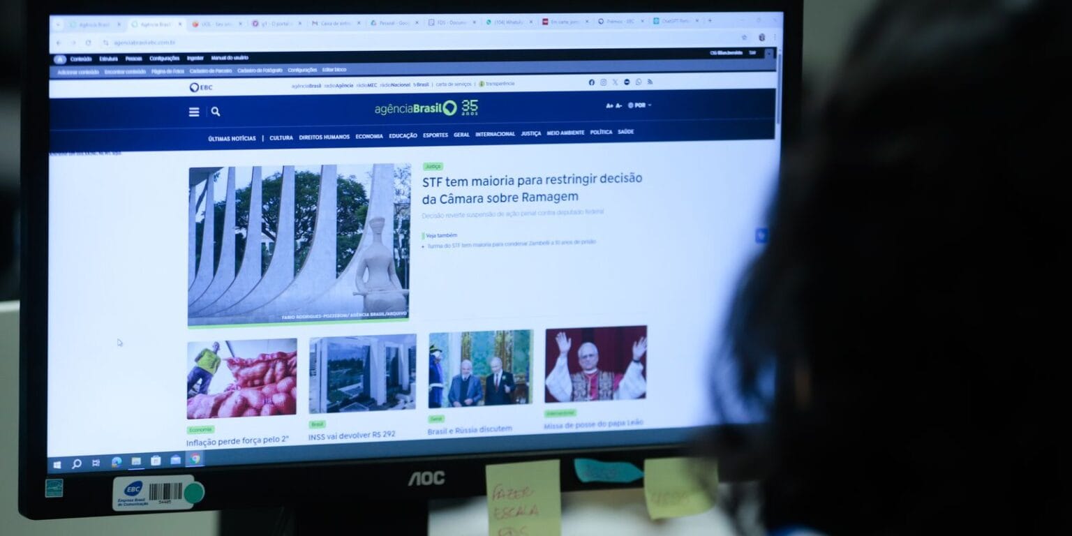 Agência Brasil cresce 20% em visualizações em 2025