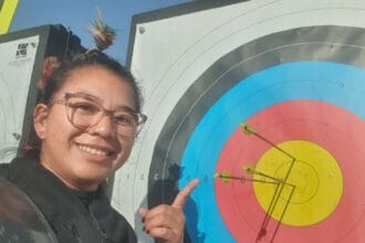 arqueira indígena conquista ouro duplo no Grand Prix das Américas
