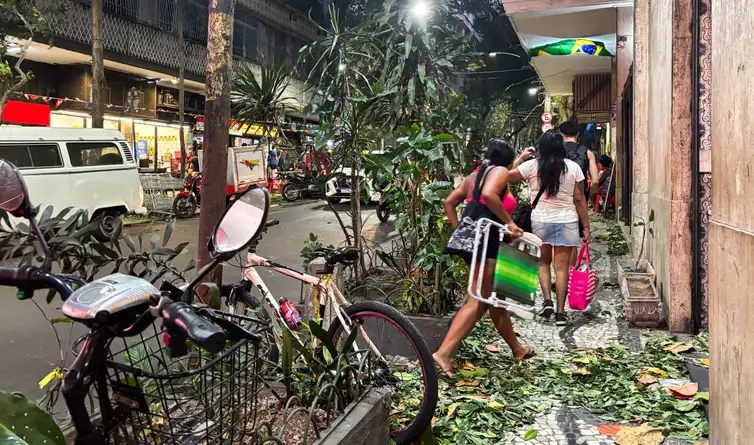 Tânia Rêgo/Agência Brasil Rio de Janeiro - 29/07/2026 - ventania causa estragos no Rio. Foto Tânia Rêgo/Agência Brasil