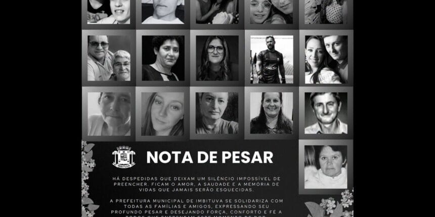 Vítimas do acidente na BR-737 são veladas em Imbituva 