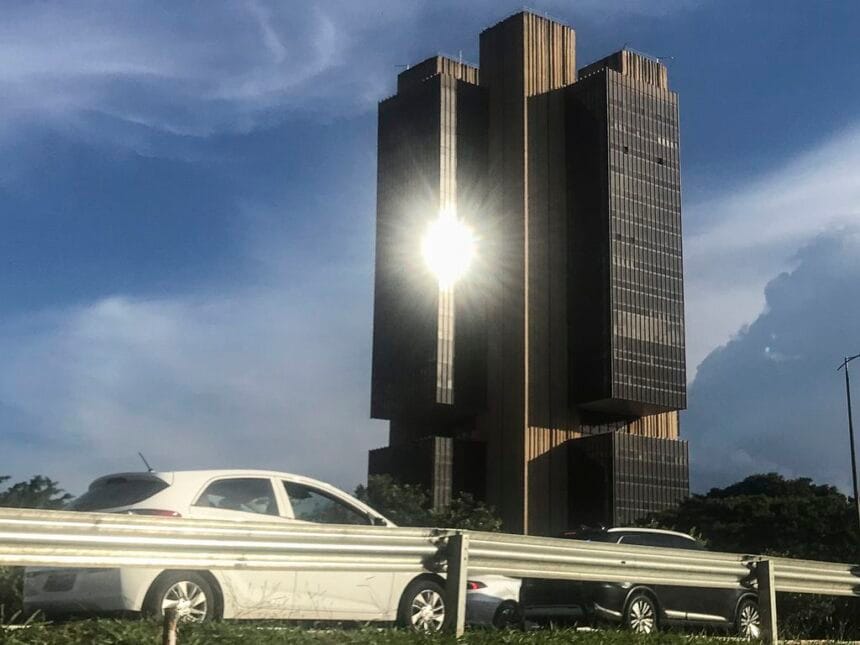 Fachada do edifício-sede do Banco Central do Brasil, em Brasília